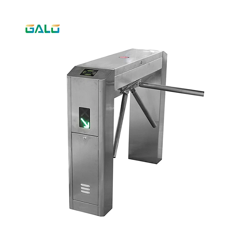 

Full Automatic Tripod Turnstile Gates With ID 125KHZ Reader Card Swipe Access Control Tripod Turnstile Barrier Gate ESD Gate