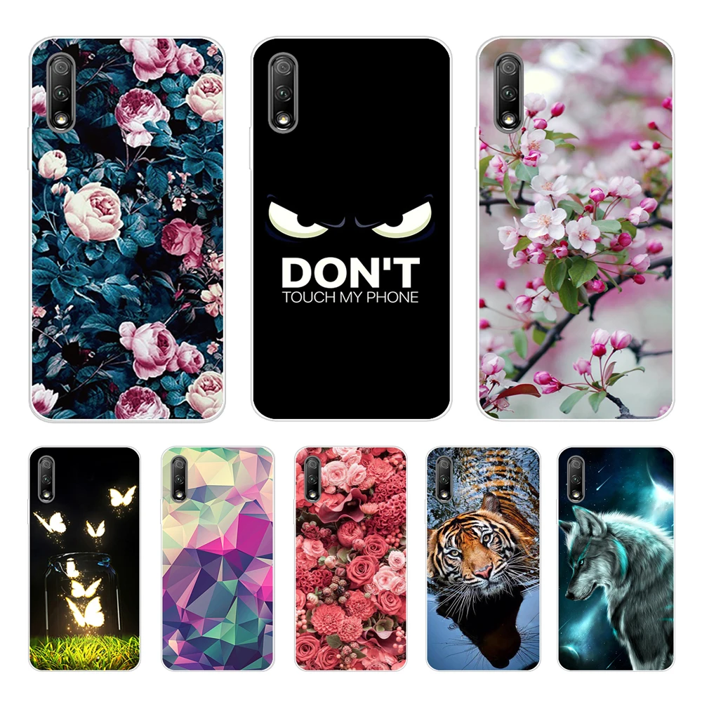 Чехол для телефона huawei y9s задняя крышка y9 S бампер etui Силиконовый ТПУ мягкий