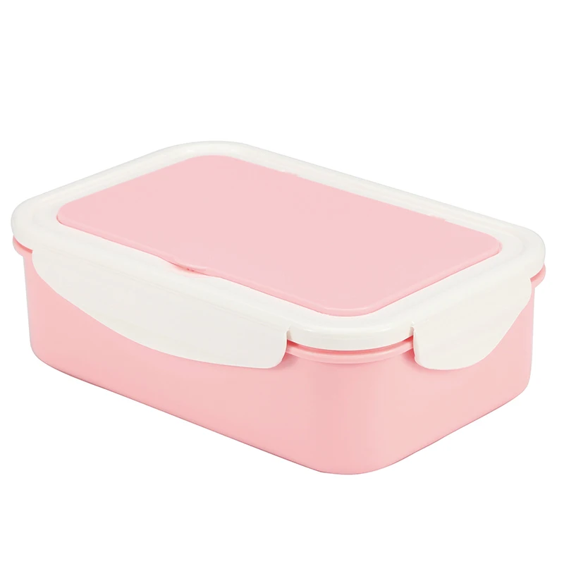2 или 1 Bento Box для детей герметичный Ланч-бокс Microwavable контейнеры для еды большой ящик для хранения с отсеками - Цвет: 1 pcs KT156
