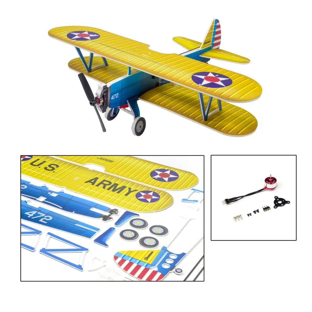 

PP Foam Board Micro Plane 450mm Stearman PT-17 Lighter Airplane KIT RC Airplane RC Model Hobby Toy Hot Selling Airplane