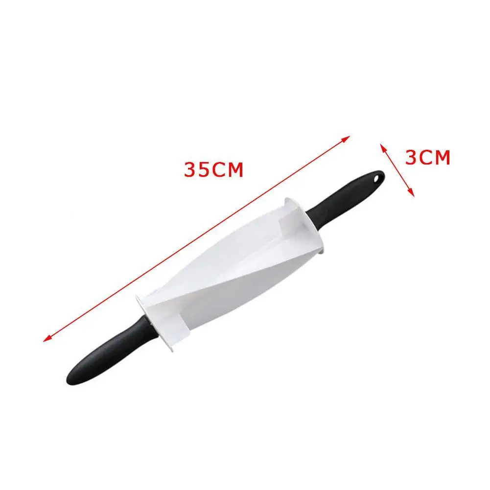 

Croissant Rolling Pin Handmade DIY Croissant Mold Portable Kitchen Handle Hob Cooking Tool