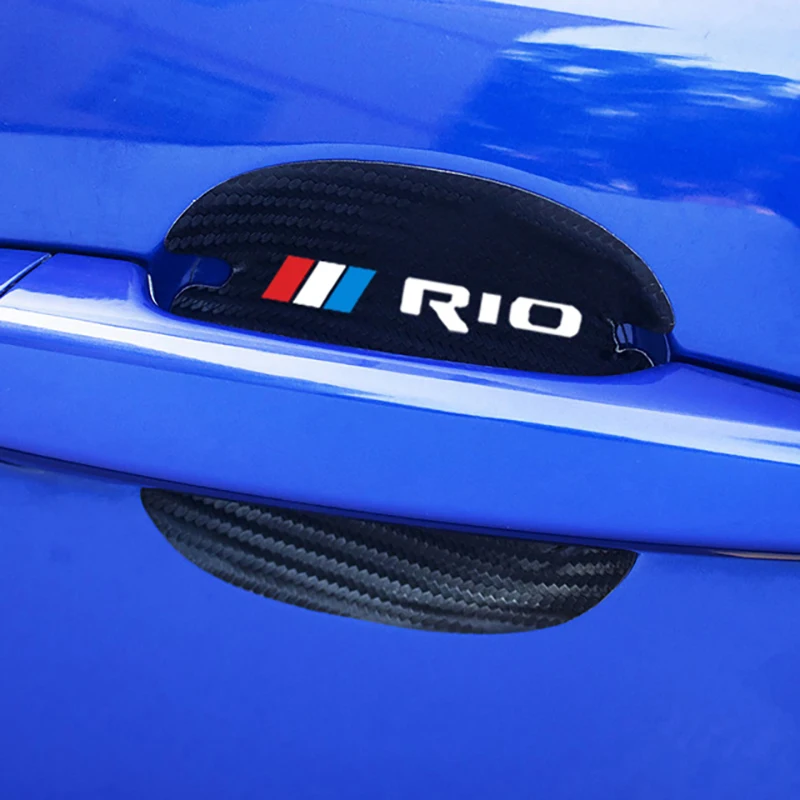Для KIA RIO 2 3 4 5 X Line автомобильные аксессуары для стайлинга шт. узор из углеродного