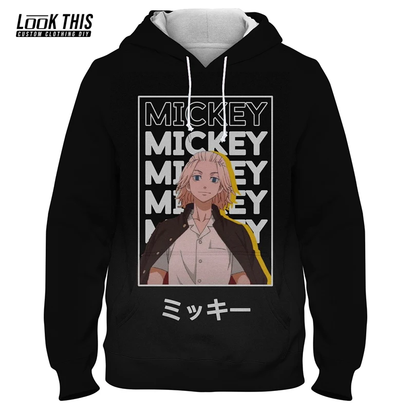 

Tokyo Avengers 3D Hoodies Male Hoodie Pullover Sweatshirts Hoody Men Streetwear Mark Printing Hip Hop Japan Manga Harajuku Style