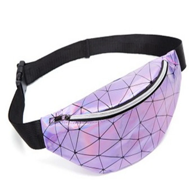 

Women Travel Waist Packs Fanny Pack Money Belt Wallet Glitter Multicolor Bum Bag Pouch