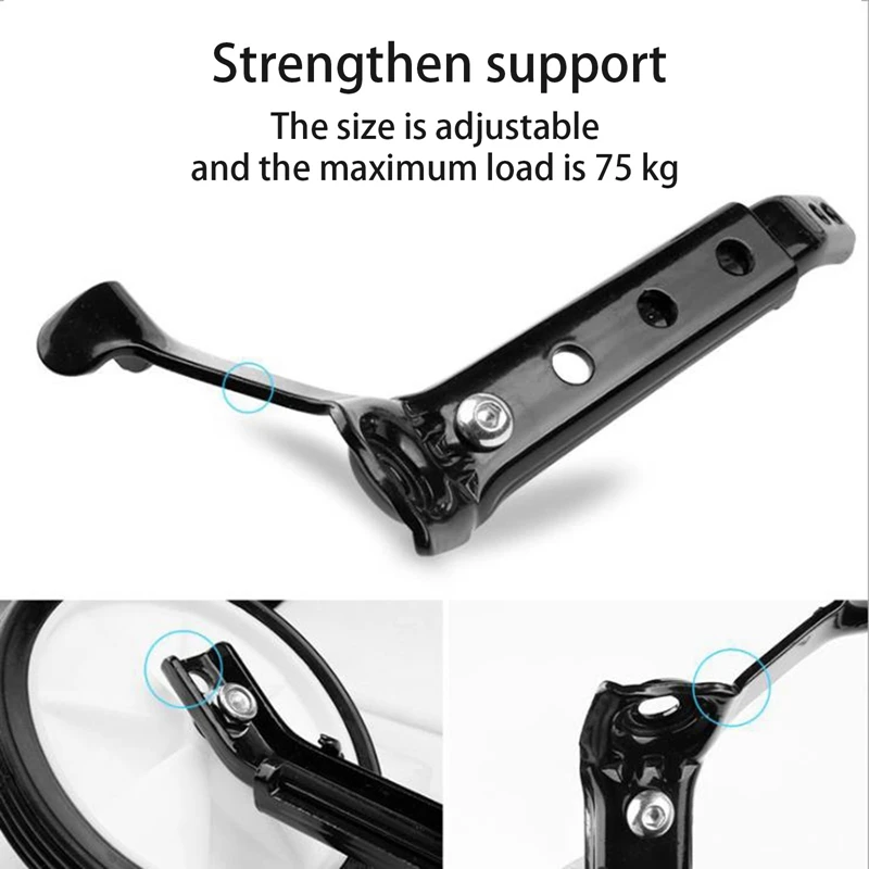 

1Pair 16-24 Inch Children Bicycle Auxiliary Wheel Universal Model Secondary Wheel Stroller Side Stabilisers Training Wheels