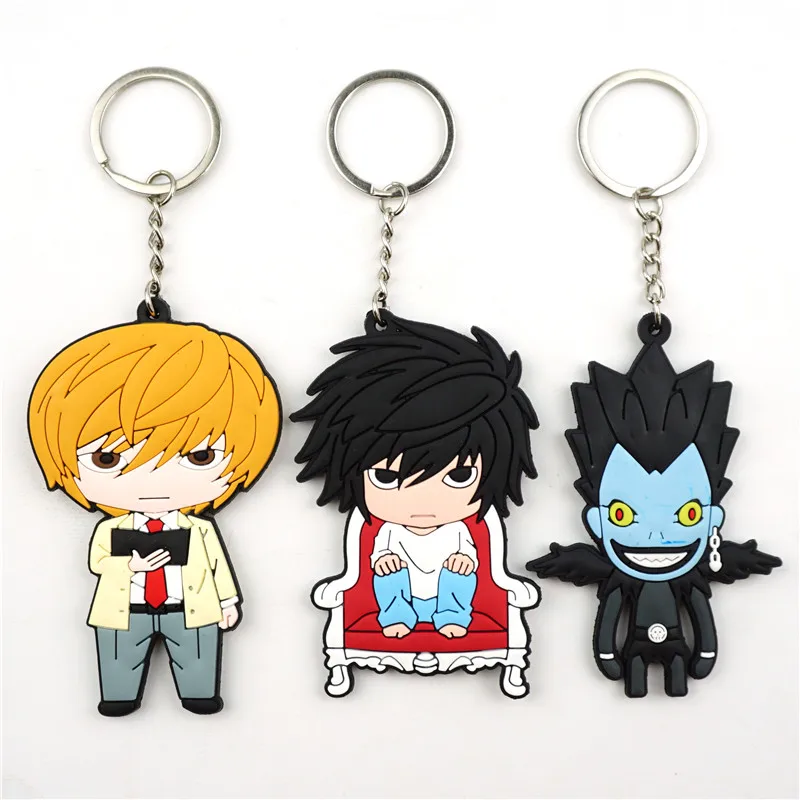 Брелок с фигуркой смерти из аниме L Lawliet Yagami светильник Ryuk PVC силиконовый брелок