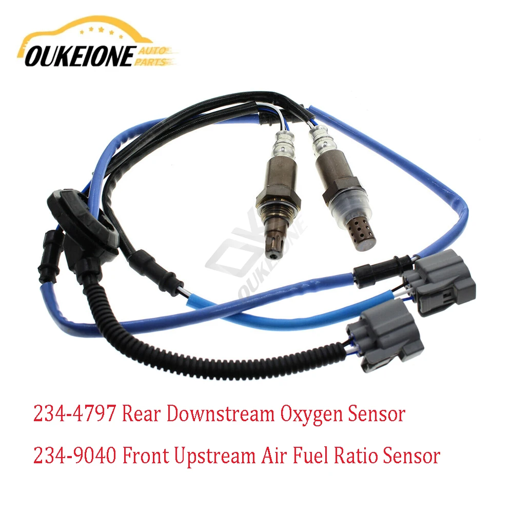 

2pcs Upstream Air Fuel Ratio O2 Oxygen Sensor Downstream Lambda for Honda Accord 2.4L 2003-2007 234-9040 234-4797 Auto Parts
