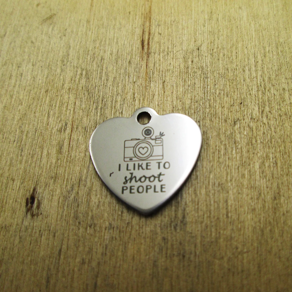 Подвески из нержавеющей стали с лазерной гравировкой сделай сам 10