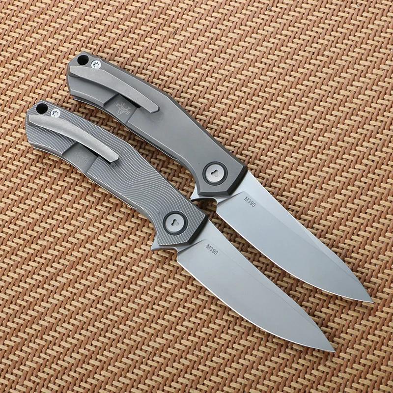 Нож из титанового сплава dm390 blade TC4 Green thorn покерный ограниченный выпуск с