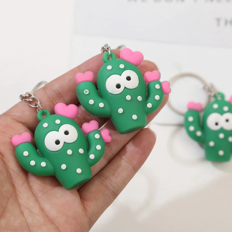 Брелки для ключей с имитацией 3D кактуса 4 шт. | Украшения и аксессуары