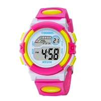 waterproof design kids watch cute pink girl digital sports led watch date alarm week show electronic watch children clock reloj