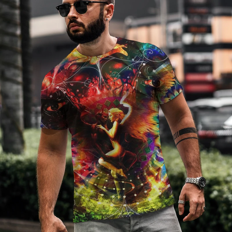 

Новинка лета 2021, модная мужская футболка с 3d принтом, индивидуальная футболка с молнией, Повседневная футболка с коротким рукавом, размеры