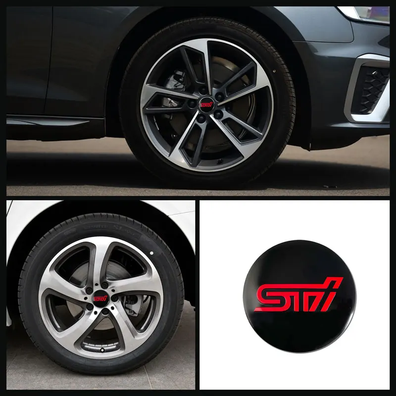 4 шт./лот 56 мм колпачки для центра колеса автомобиля значок эмблема наклейки Subaru XV