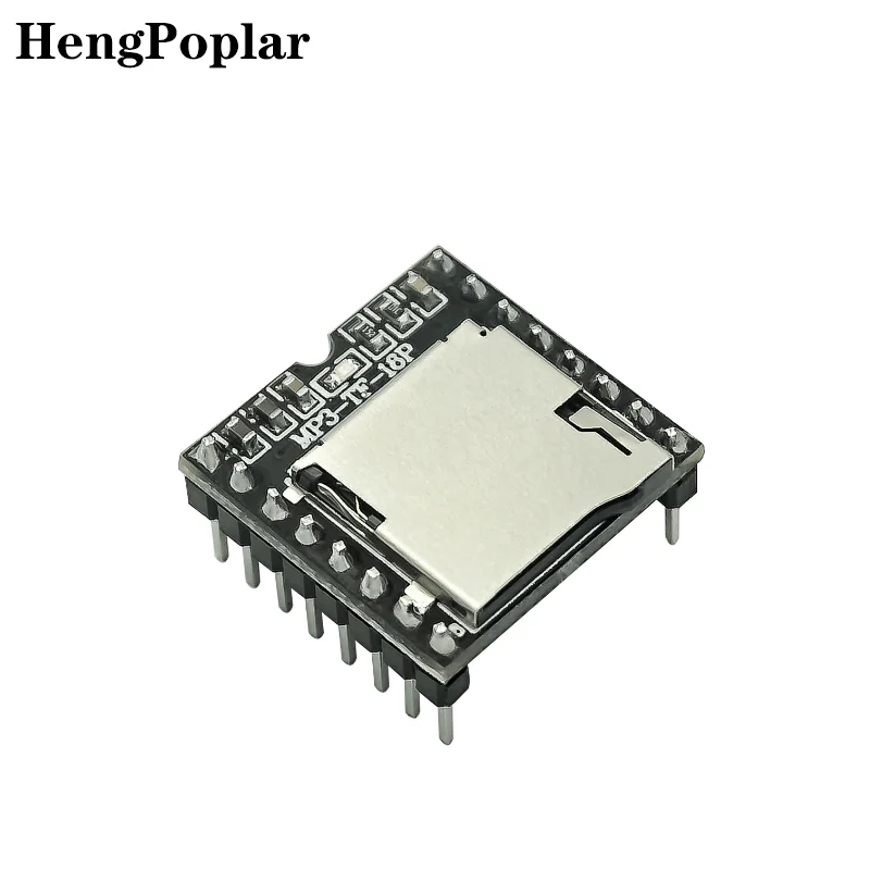 Mini MP3 DF Player Module Board MP3 Audio Voice Decode Board For Arduino Supporting TF Card U-Disk IO/Serial Port/AD DFPlayer