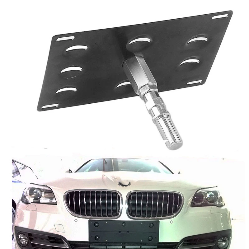 Bumper Tow Hook License Plate Mounting Bracket For BMW F30 F32 F10 Z4 X3 X4 3 4 5 Series
