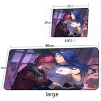 lol gamer accessories table mat arcane jinx caitlyn vi mouse pad large mouse pad xxl anti slip gaming mouse pad game carpet90x40