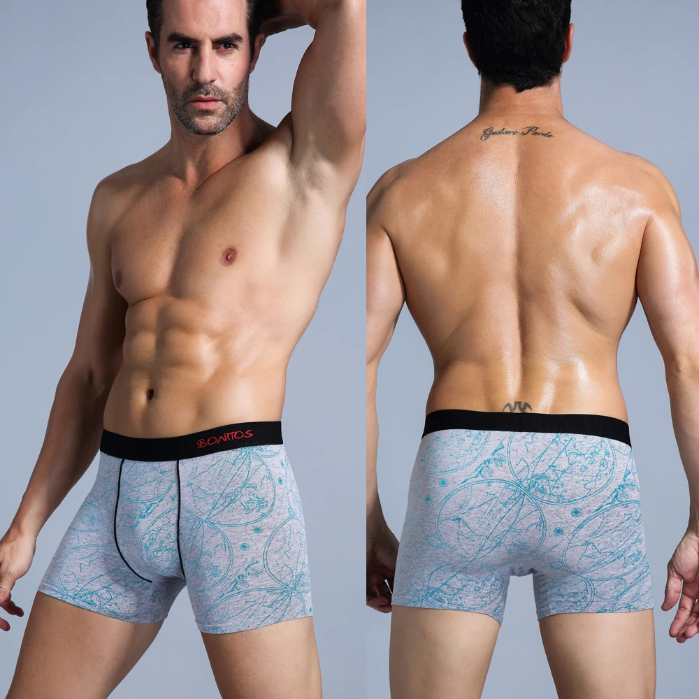 3 шт./комплект мужские хлопковые трусы-боксеры | Мужская одежда