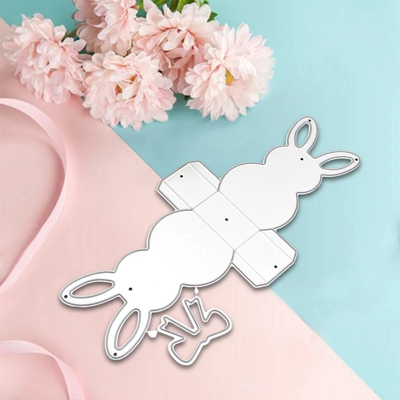 Пасхальный кролик ремесло металлические режущие штампы высечки формы конфеты