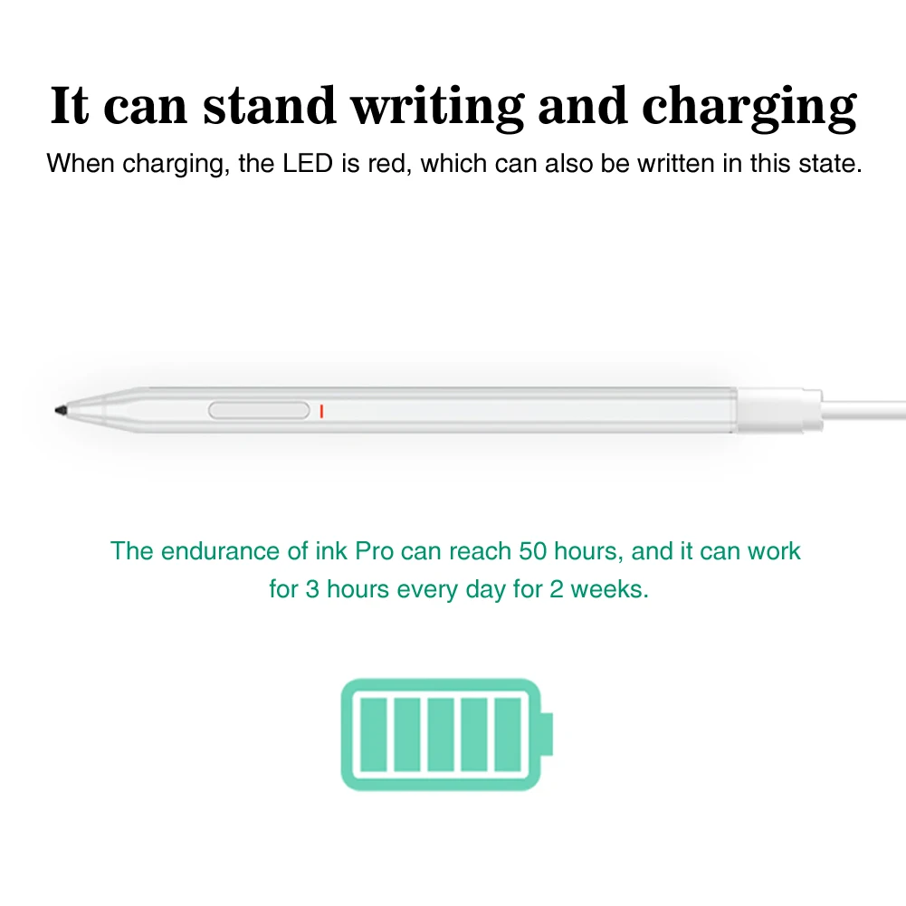 

Writing Quick Charge Magnetic Attachment Touch Tablet 4096 Pressure Office Stylus Pen Portable Capacitive For Surface Pro5 6 7