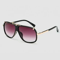 classic luxury male sunglasses glamour fashion brand metal frame sun glasses for men women retro square shades eyewearuv400