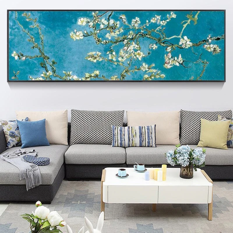 Ван Гог миндального на холсте Картины домашний Настенный декор импрессионизм
