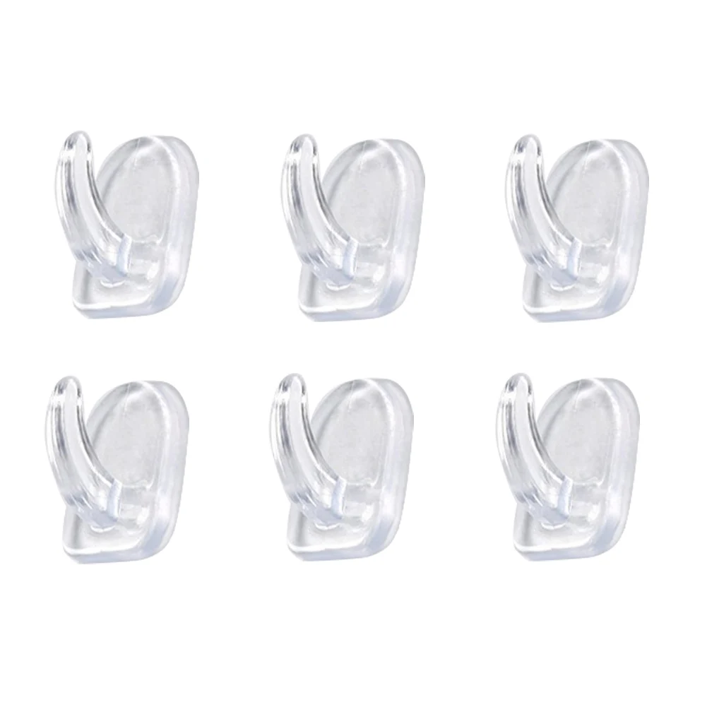 

6 шт., Многоразовые прозрачные самоклеящиеся настенные крючки