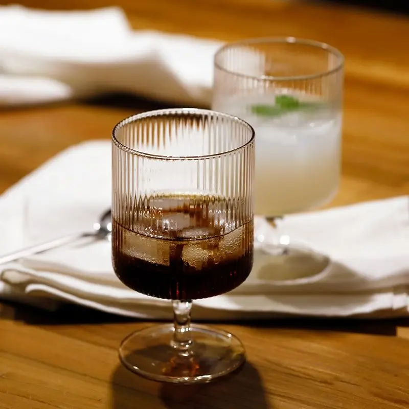 Чашка для мороженого скандинавский вертикальный бокал коктейлей с вертикальным