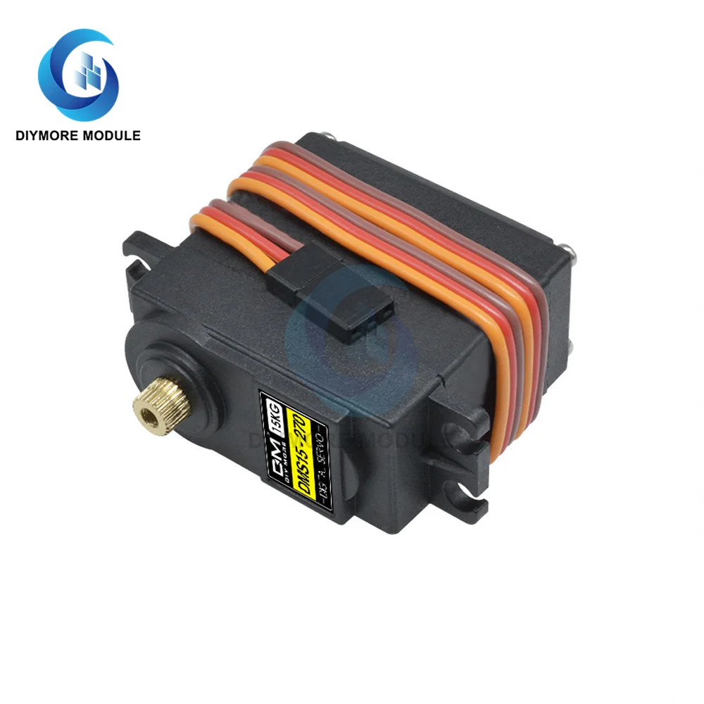 DMS15 15 кг Цифровой Металлический сервопривод с высоким крутящим моментом рулевой