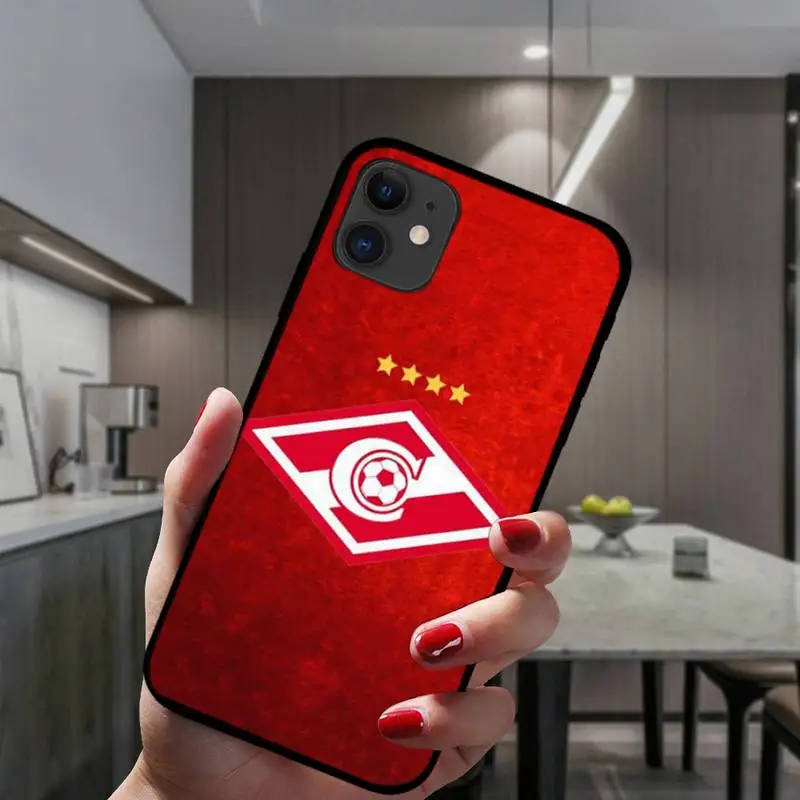 

ZFGHSHYQ 15F Spartak Moscow Phone Case For IPhone 6 6s 7 8 Plus X Xs Xr Xsmax 11 12 Pro Promax 12mini