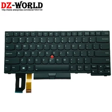 New Original US English Backlit Keyboard For Lenovo Thinkpad T14 P14s Gen 1 Laptop 5N20V43904 5N20V44048 5N20V44192 5N20V43760