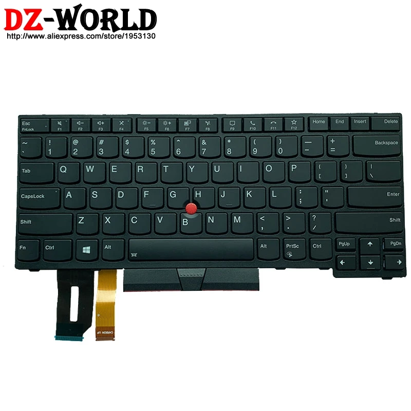 Retroiluminado para Lenovo Novo Original Inglês Teclado Thinkpad T14 P14s Gen 1 Portátil 5n20v43904 5n20v44048 5n20v44192 5n20v43760 Eua