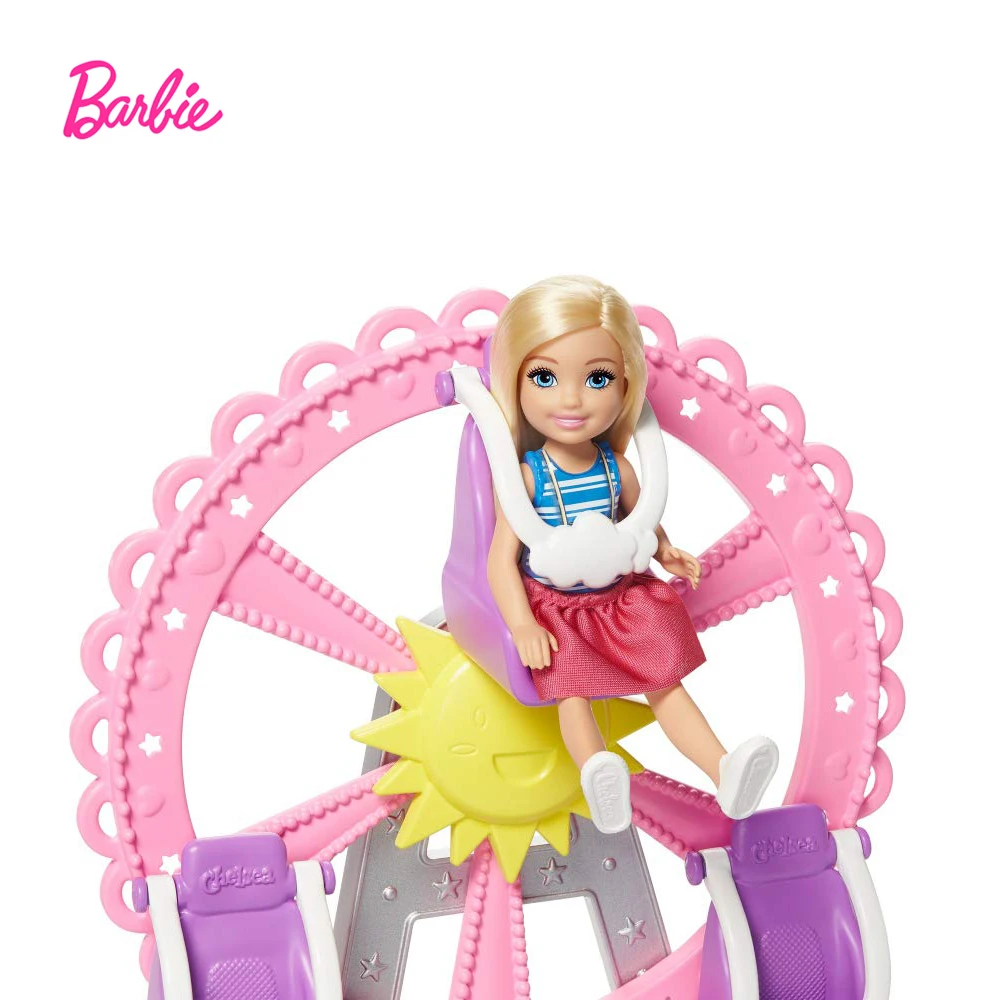 Кукла Барби клуб Челси и карнавальный игровой набор светлые волосы с колесиком
