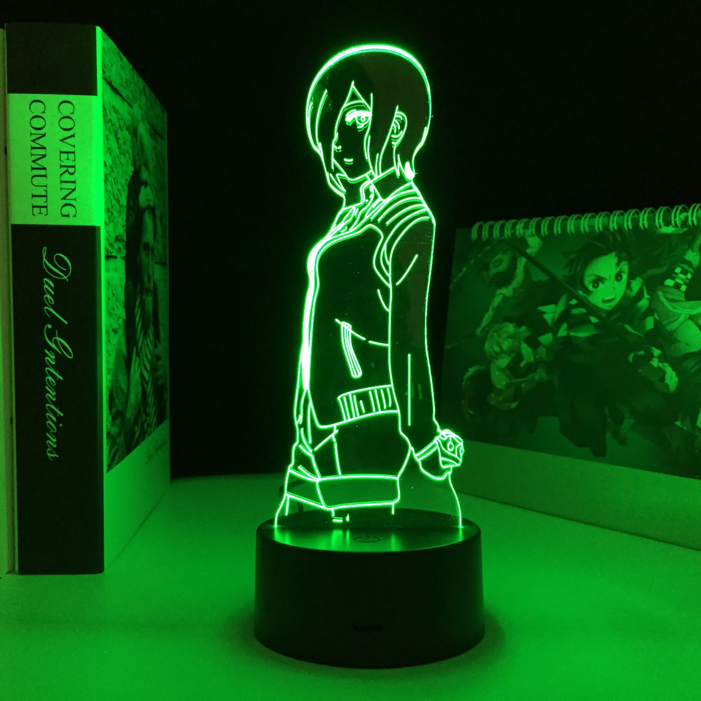

Anime Tokyo Ghoul Figure 3D Lamp Touka Kirishima for Cool Birthday Gift Bedroom Decor Nightlight Tokyo Ghoul Acrylic LED Lamp