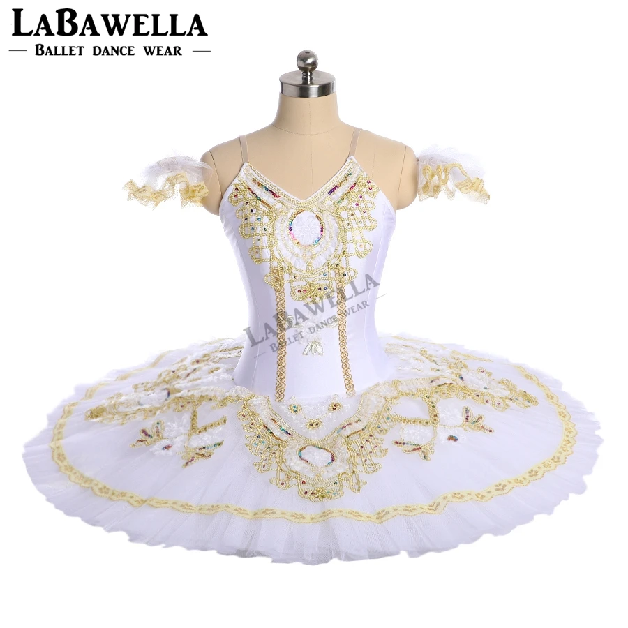 Балетная пачка для выступлений балерина на заказ Белый лебедь Профессиональный