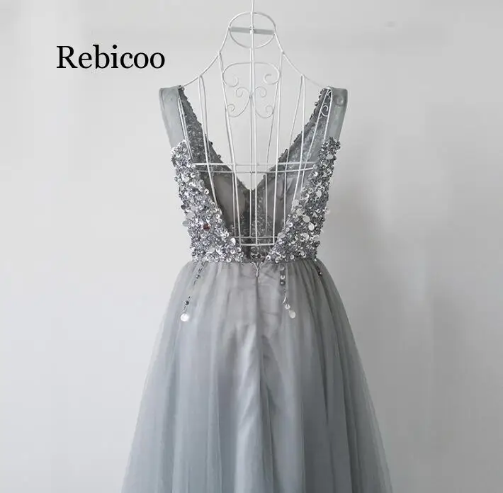 Женское летнее однотонное платье вечерние рукавов с открытой спиной и глубоким