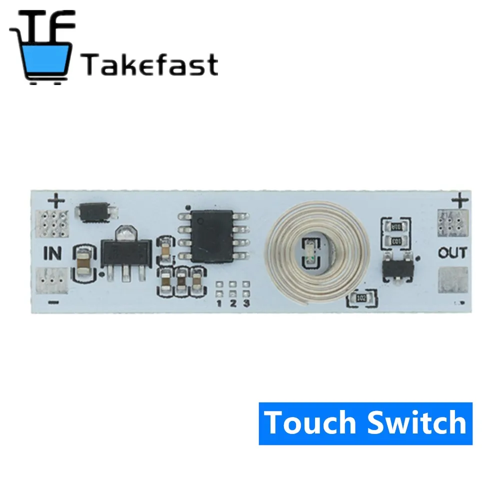 Touch Switch Capacitive Module 5V-24V 3A LED Dimming Control Lamps Active Components Short Distance Scan Sweep Hand Sensor | Электронные