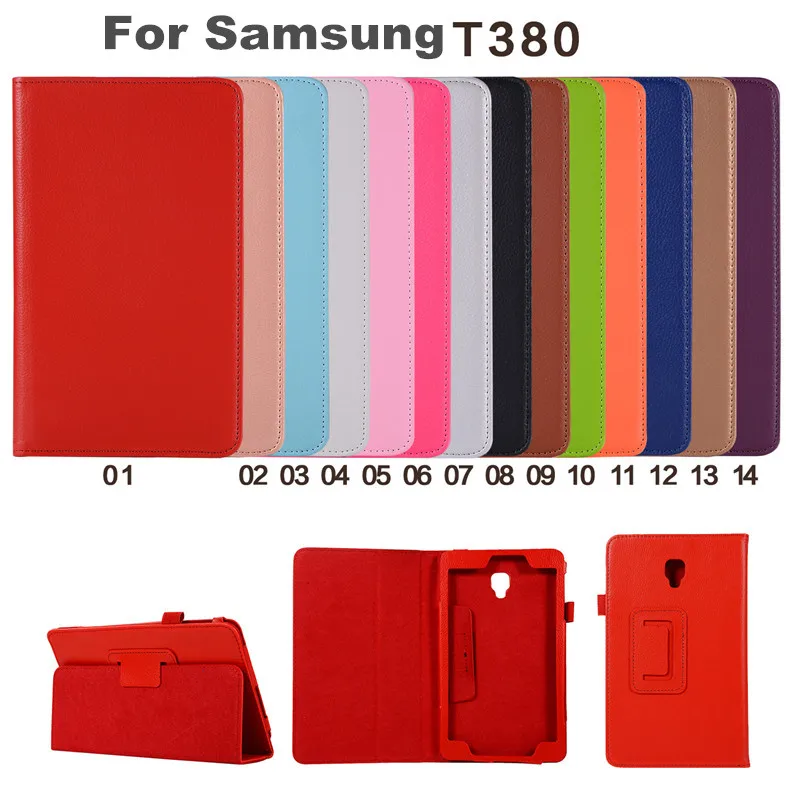 Новое поступление чехол для планшетов Samsung Galaxy Tab A 8 0 T380 T385 2018 дюйма подставка из