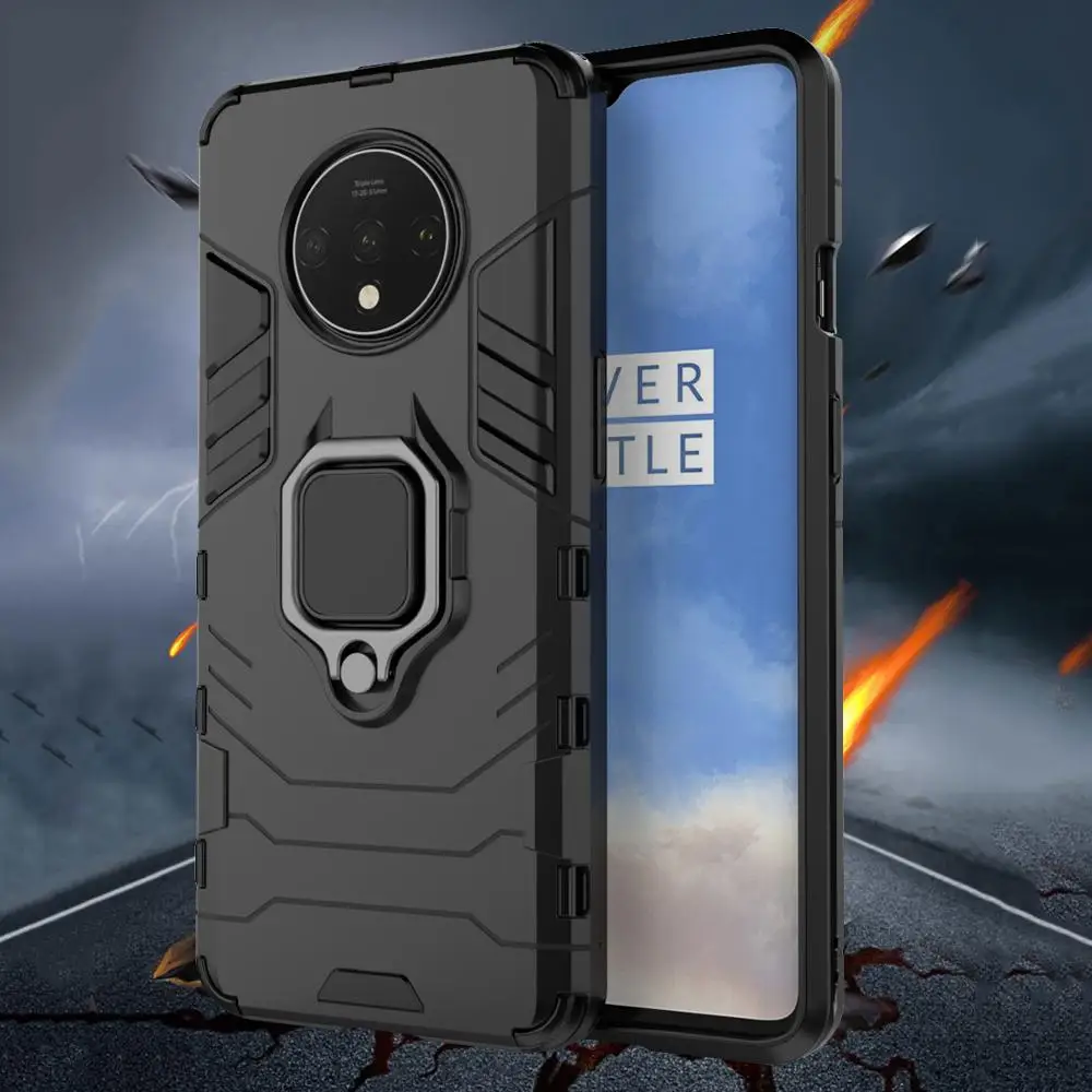 Чехол-бампер для oneplus 7T pro Чехол магнитный автомобильный держатель Анти-осенний