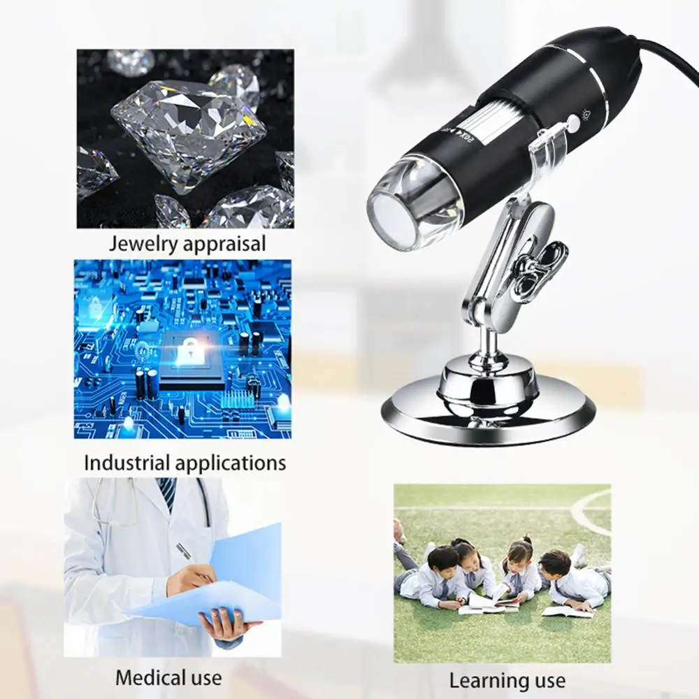 1000X 1600X USB 8LED Microscope Handheld Portable Digital MicroscopeMagnifier Electronic Stereo Endoscope Camera | Инструменты