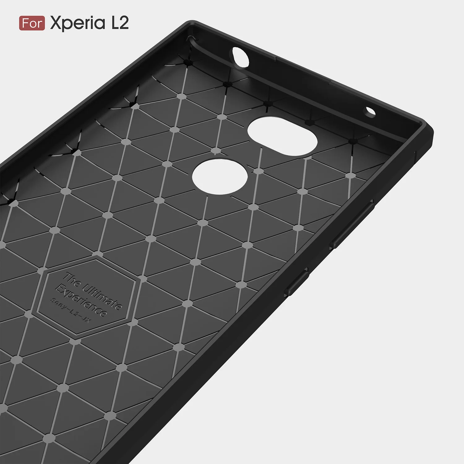 Чехол из углеродного волокна для Sony Xperia L3 L2 L1 Мягкий противоударный чехол 1 5 10 XA1 XA2
