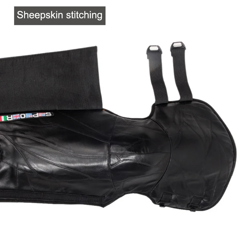 

2 шт., кожаные наколенники для мотоцикла, с защитой от ветра