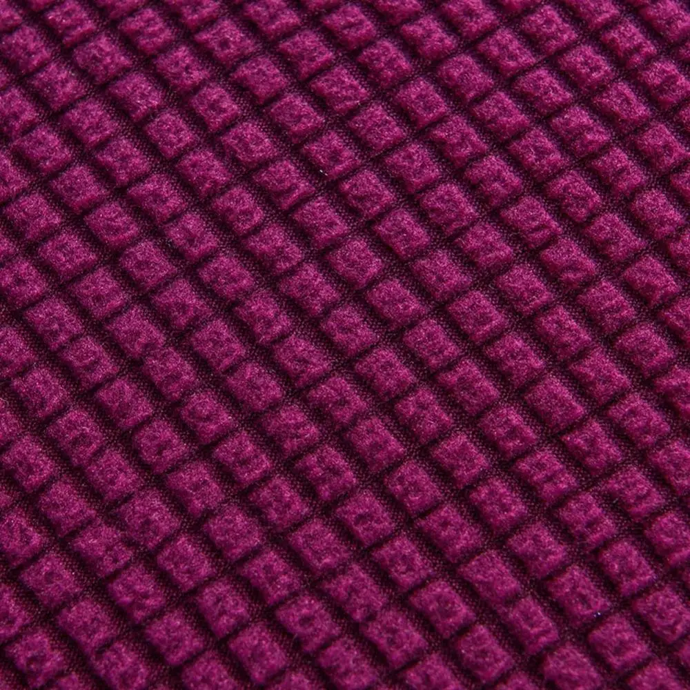 Фиолетовый сплошной стеганый 3D чехол для стула дивана Многофункциональный стул