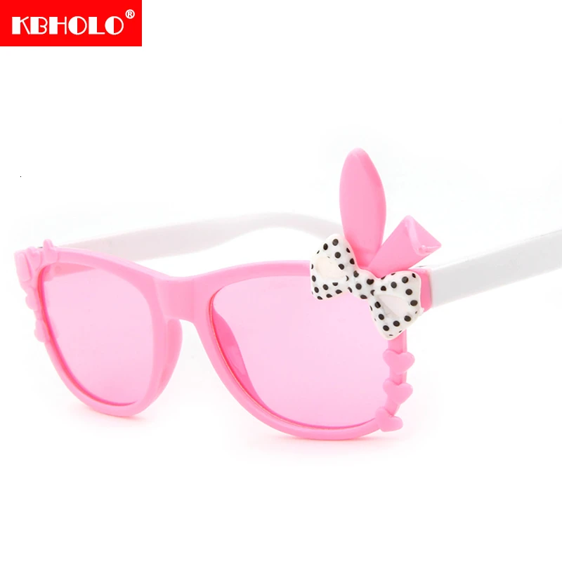 KBHOLO милые Солнцезащитные очки для девочек с кроликом Роскошные винтажные