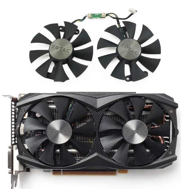 

Original 87MM GA91S2H 4PIN DC12V GTX960 GPU FAN For ZOTAC GeForce GTX 960 AMP 980Ti GTX950 AMP 2GB Graphics Video Card Cooling