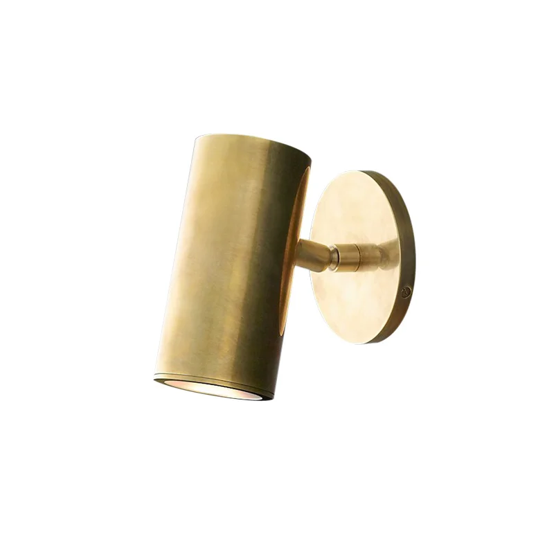 Американская бронзовая настенная лампа современный простой индивидуальный