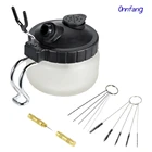 Аэрограф для чистки горшка стабилизатор держатель для бутылок стойка для краски стеклянная банка бутылки фильтр матовый компрессор опциональный набор