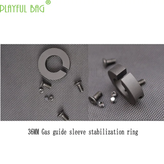 1pcs FFRAS обновленный материал fishbone MK12-MOD1 аксессуары черный бык AR-TTM-BD556 модифицированный резьбовой порт общий водяной пистолет M27 - Цвет: 1pcs