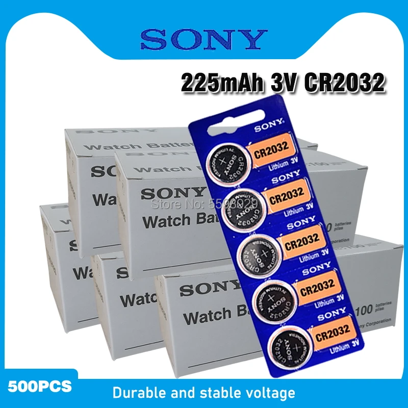 500 шт. Литиевые Батарейки для SONY 2032 cr2032 cr 5004LC KL2032|Часовые батарейки| |