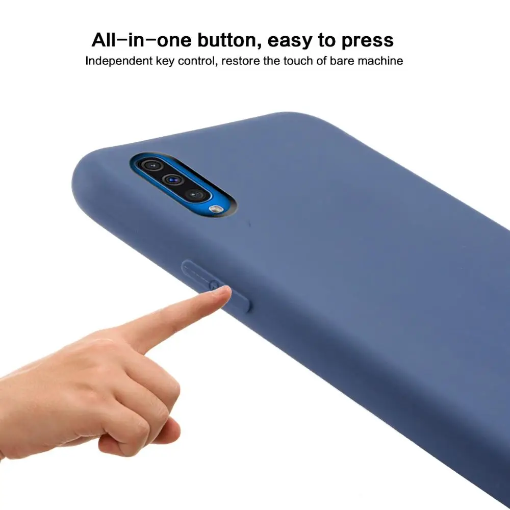 Чехол для Samsung Galaxy A50 Note 10 мягкий силиконовый тонкий ТПУ чехол карамельных цветов