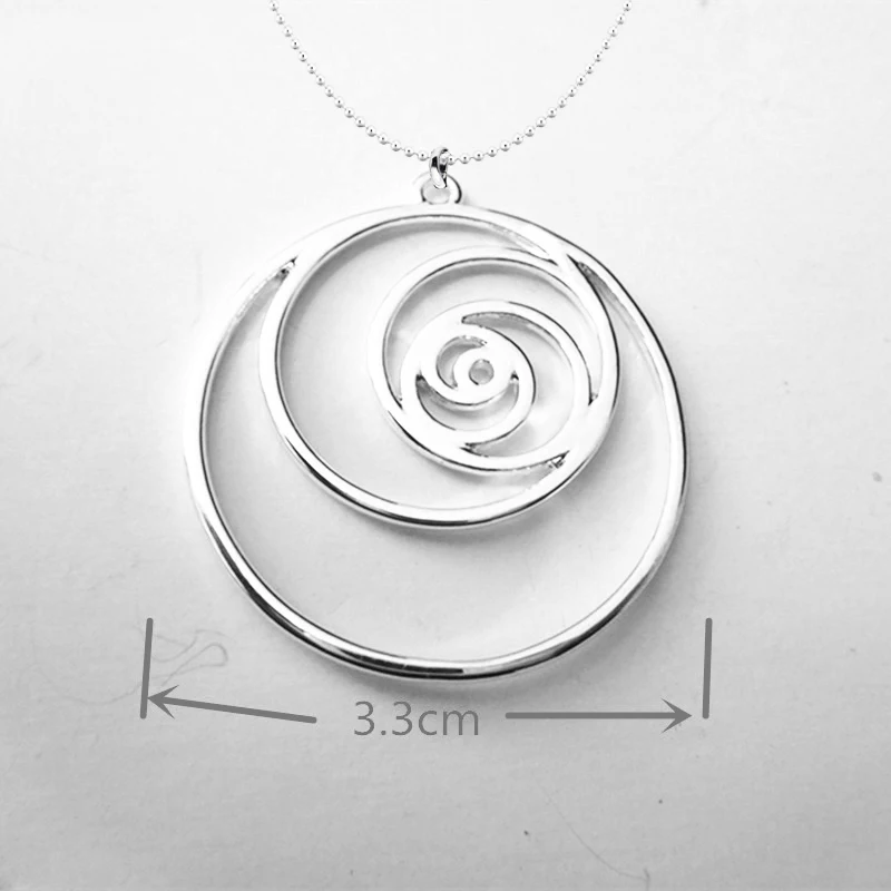 Прямая поставка Fibonacci спиральный кулон научное ожерелье высококачественные